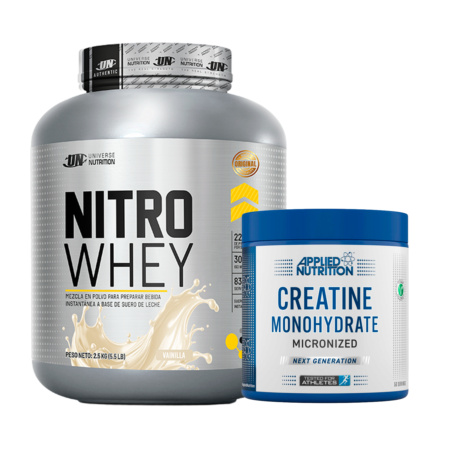 PACK Proteína Nitro Whey UN + Creatina Applied Nutrition