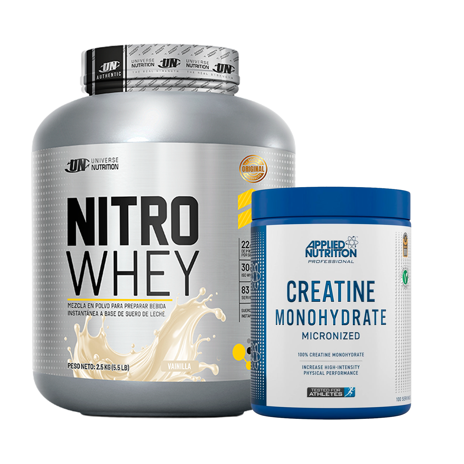 PACK Proteína Nitro Whey UN + Creatina Applied Nutrition