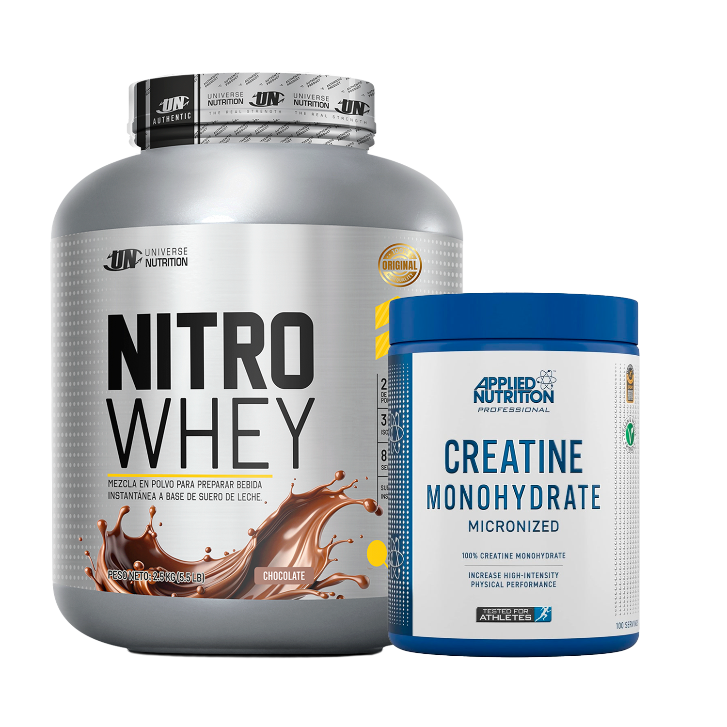 PACK Proteína Nitro Whey UN + Creatina Applied Nutrition