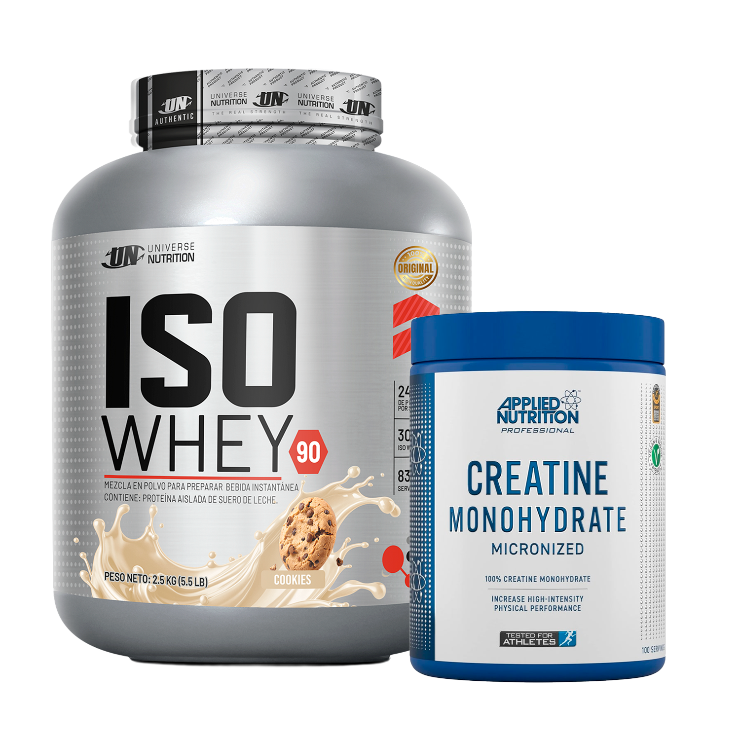 PACK Proteína Iso Whey UN + Creatina Applied Nutrition