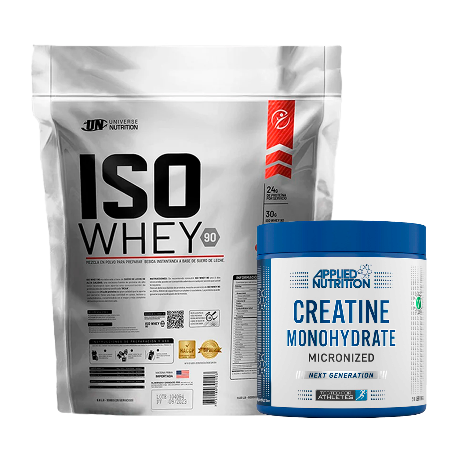 PACK Proteína Iso Whey UN + Creatina Applied Nutrition