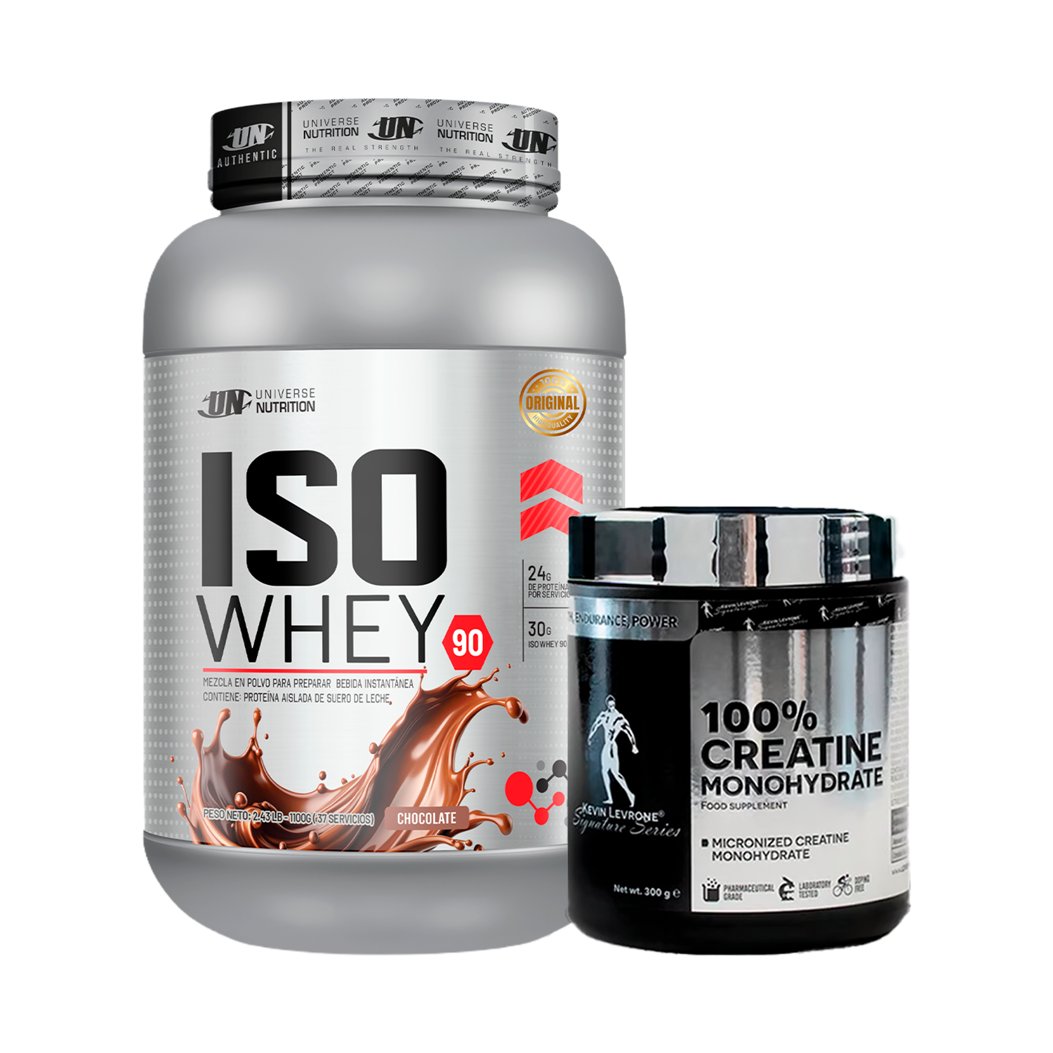 PACK Proteína Iso Whey UN + Creatina Kevin Levrone