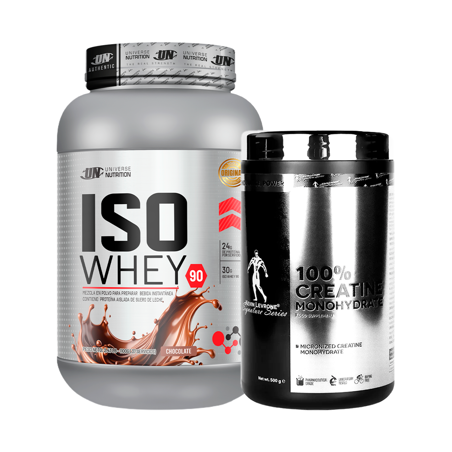 PACK Proteína Iso Whey UN + Creatina Kevin Levrone