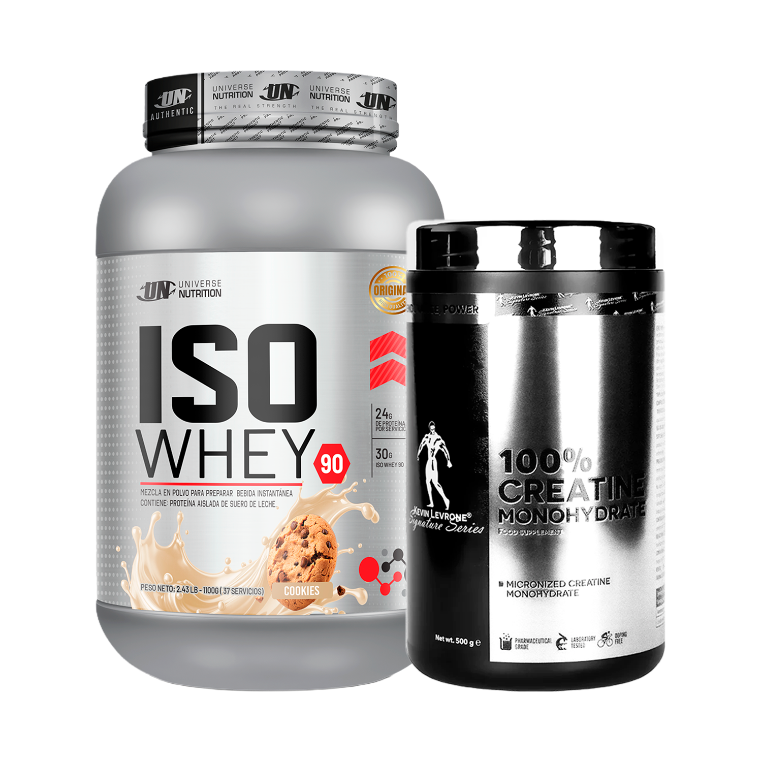 PACK Proteína Iso Whey UN + Creatina Kevin Levrone