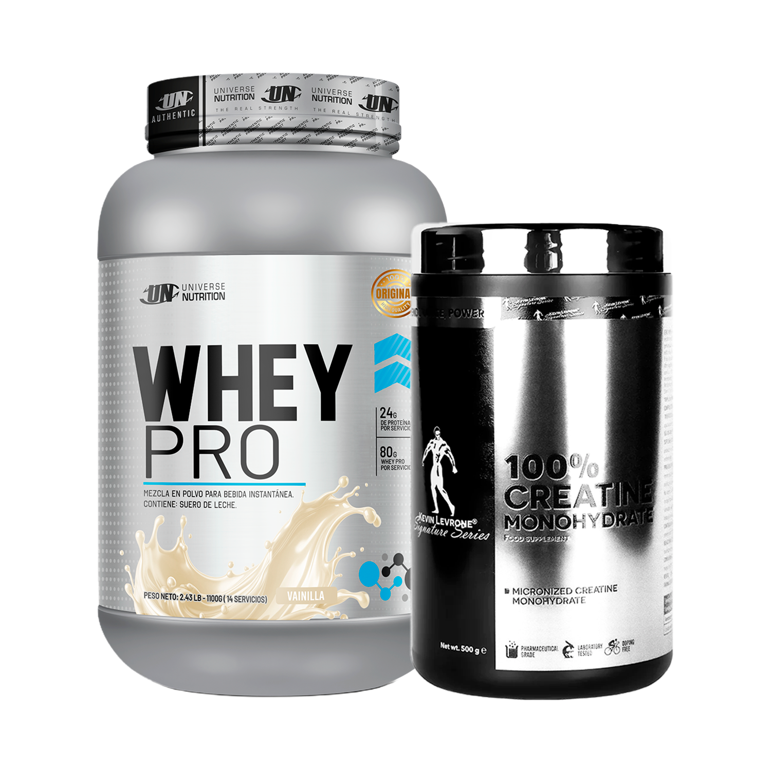 PACK Proteína Whey Pro UN + Creatina Kevin Levrone