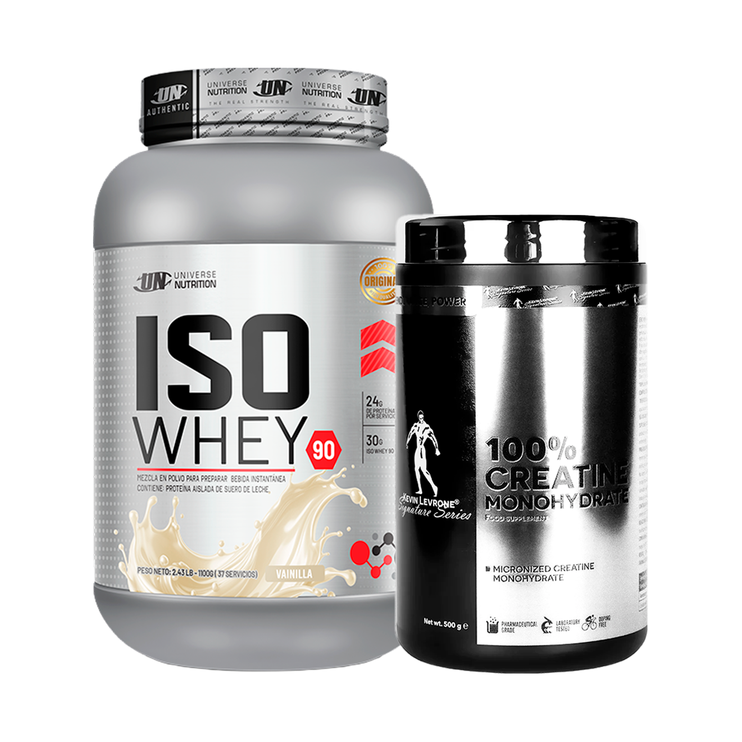 PACK Proteína Iso Whey UN + Creatina Kevin Levrone