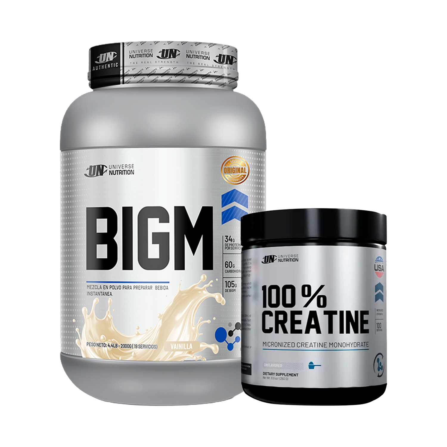 PACK Ganador de Masa BIGM UN + Creatina Universe