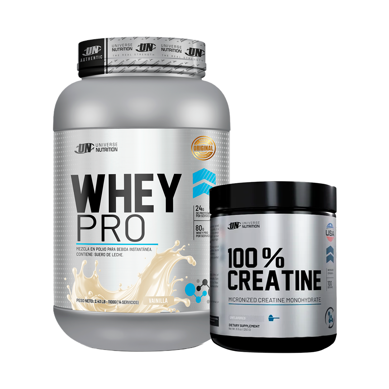 PACK Proteína Whey Pro UN + Creatina Universe