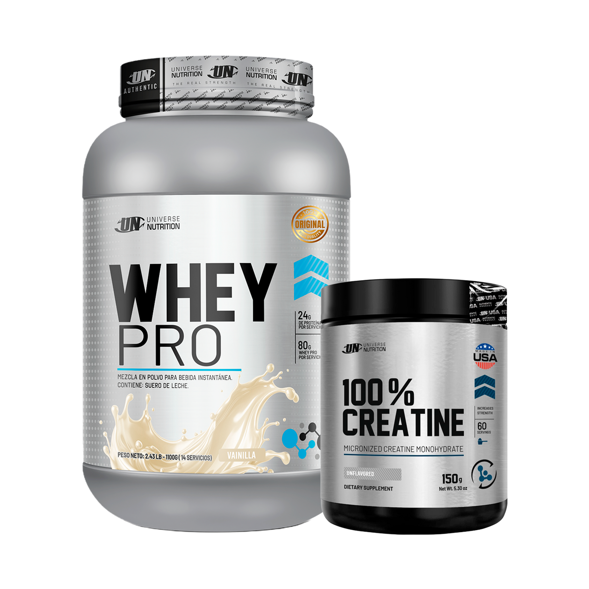 PACK Proteína Whey Pro UN + Creatina Universe – Colosal Shop