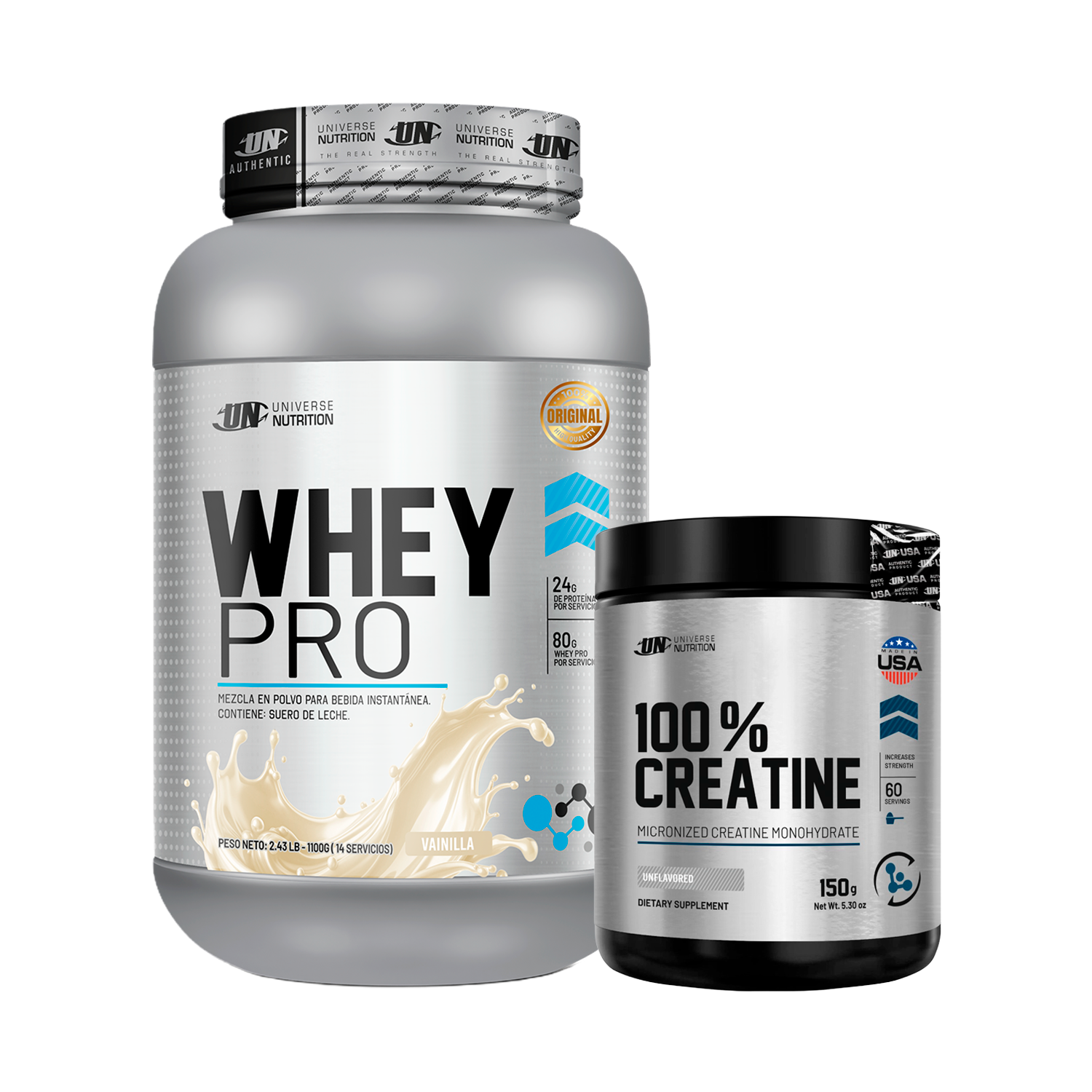 PACK Proteína Whey Pro UN + Creatina Universe