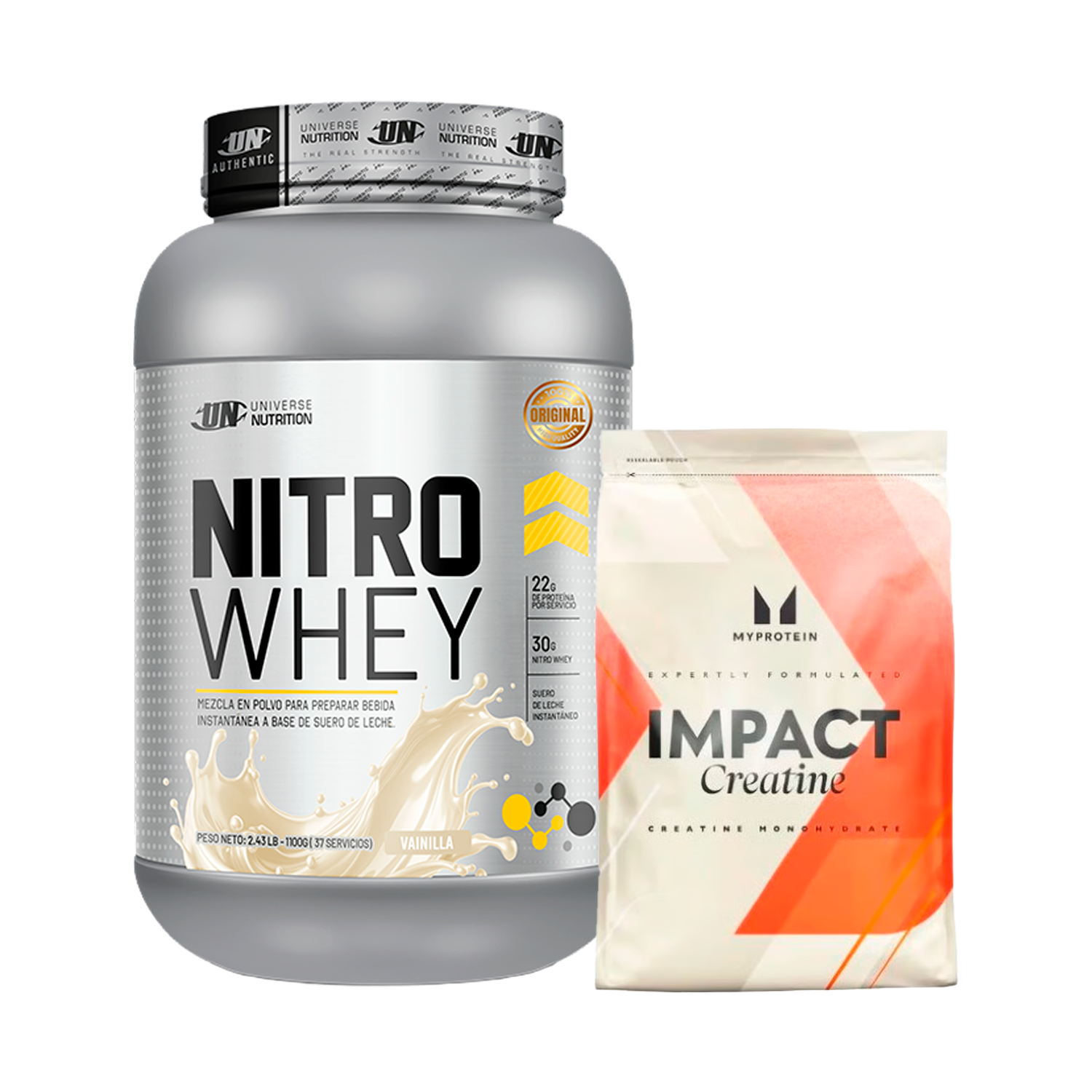 PACK Proteína Nitro Whey UN + Creatina My Protein