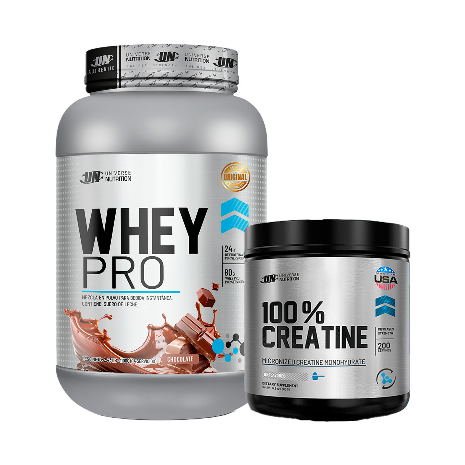 PACK Proteína Whey Pro UN + Creatina Universe