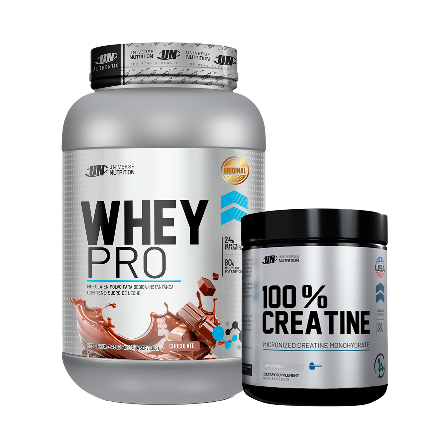 PACK Proteína Whey Pro UN + Creatina Universe
