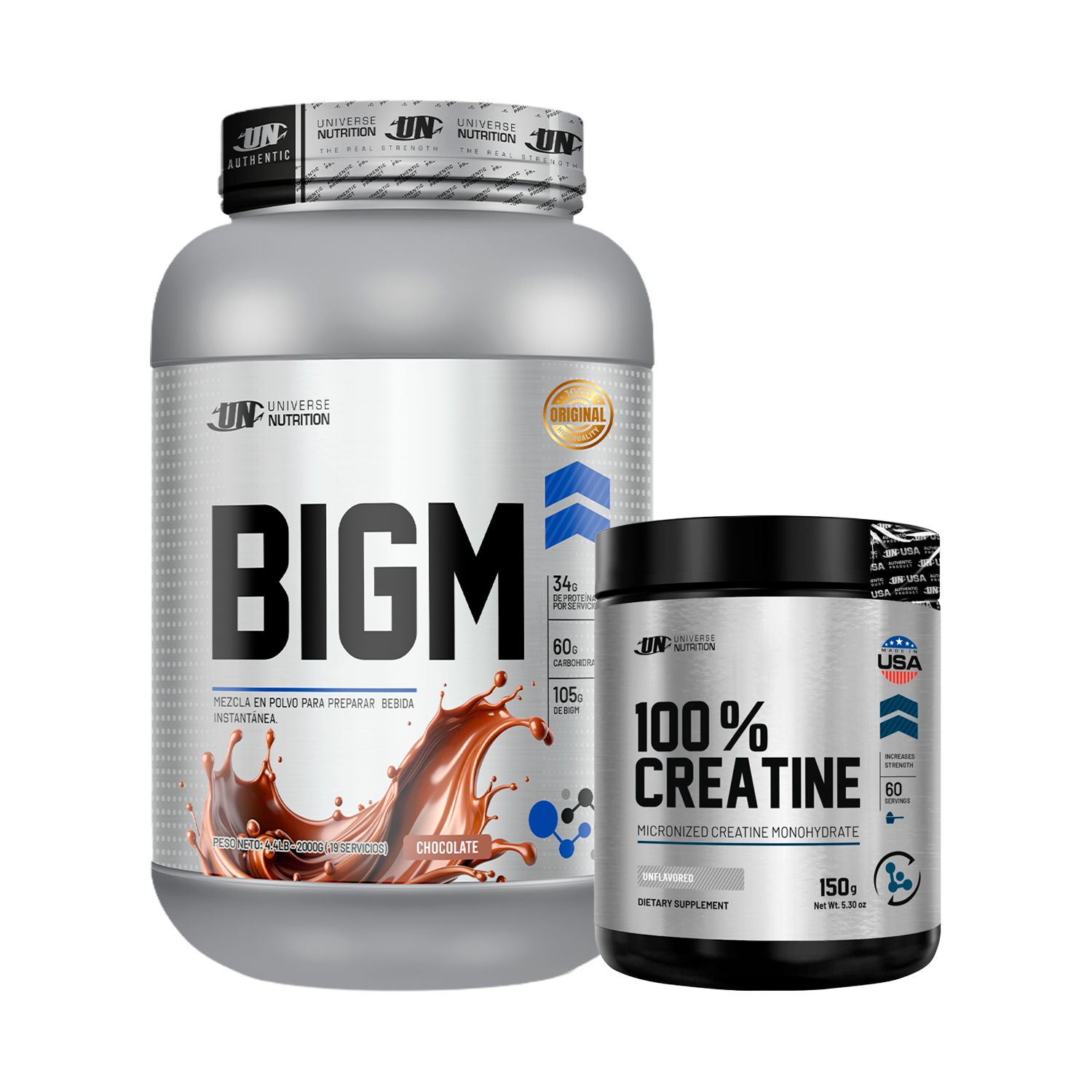 PACK Ganador de Masa BIGM UN + Creatina Universe