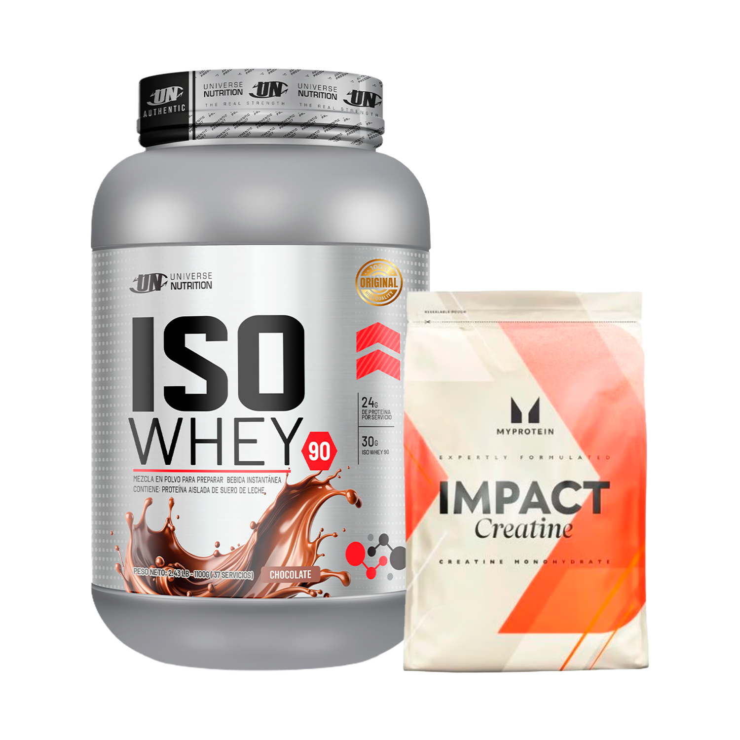 PACK Proteína Iso Whey UN + Creatina My Protein
