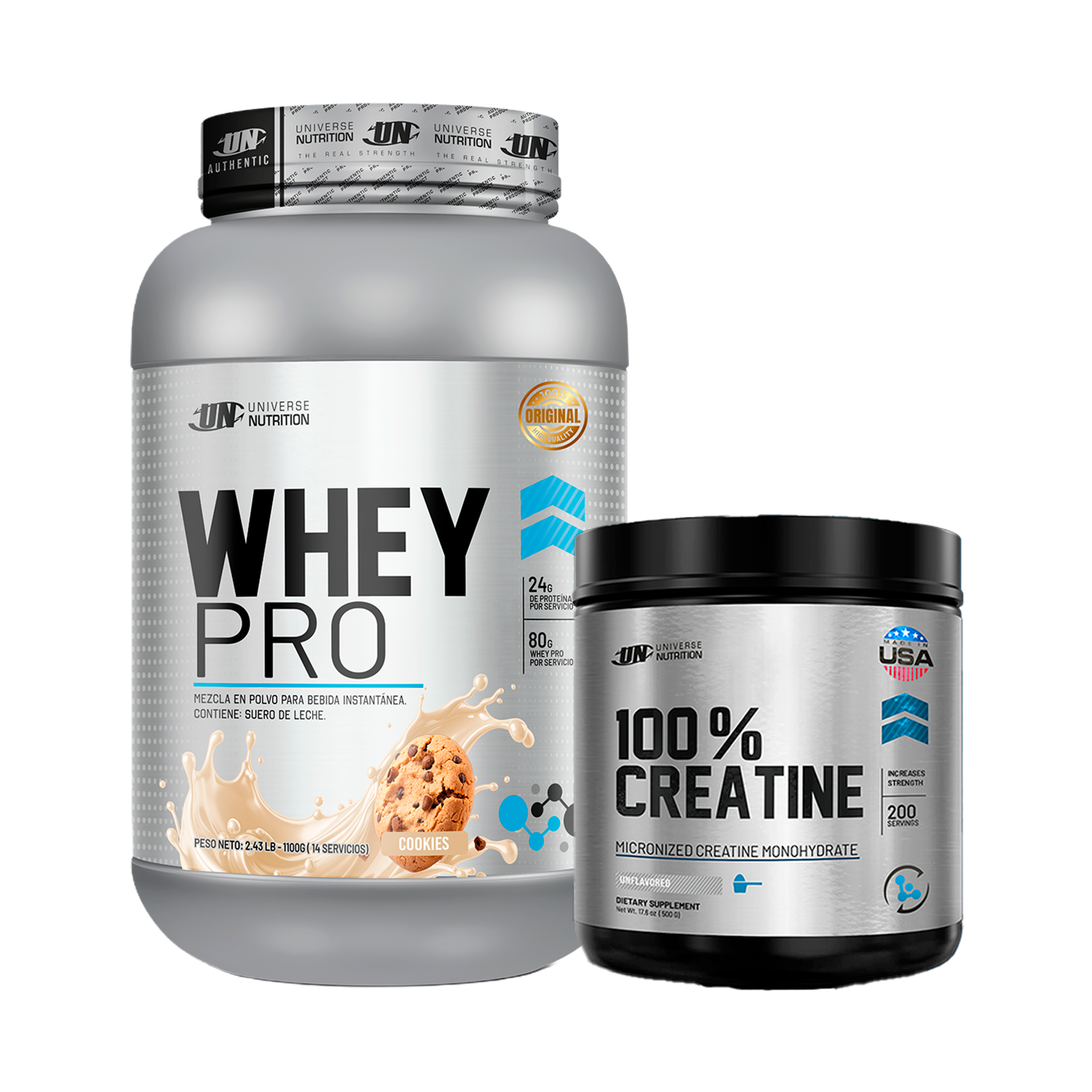 PACK Proteína Whey Pro UN + Creatina Universe