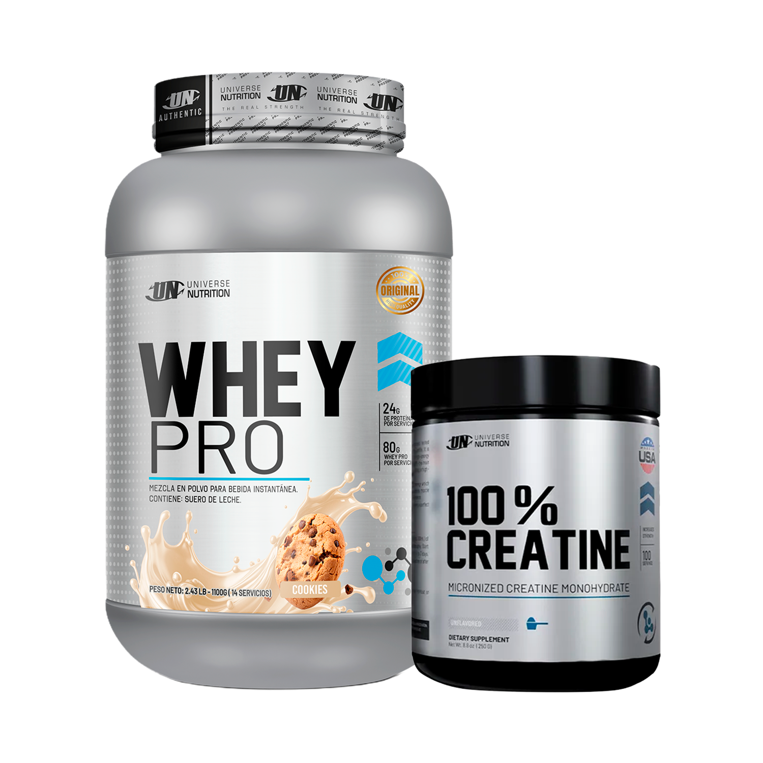 PACK Proteína Whey Pro UN + Creatina Universe