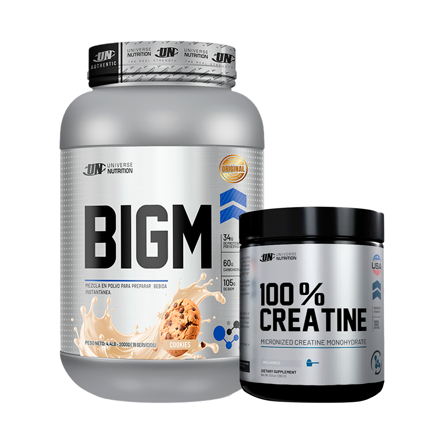 PACK Ganador de Masa BIGM UN + Creatina Universe
