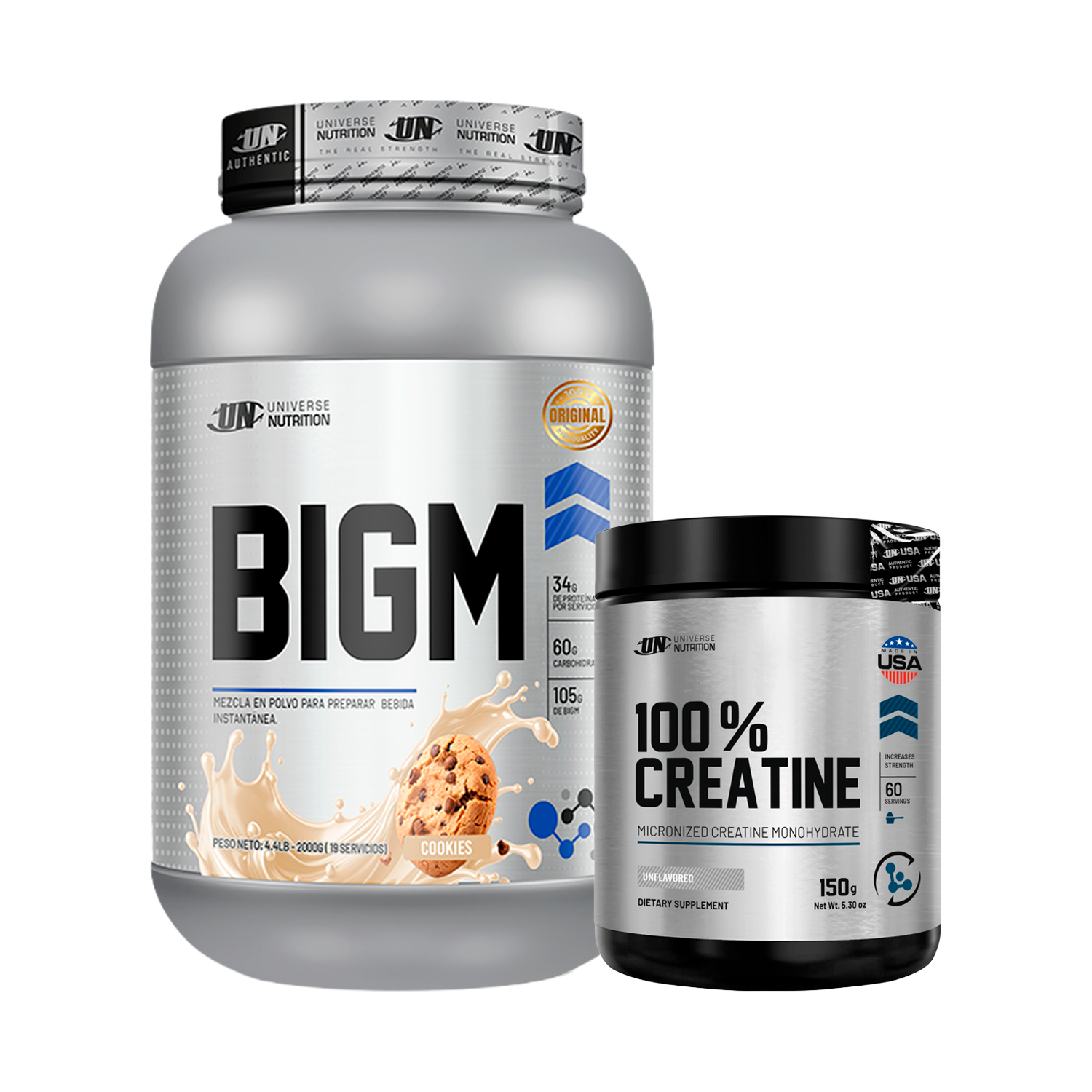 PACK Ganador de Masa BIGM UN + Creatina Universe
