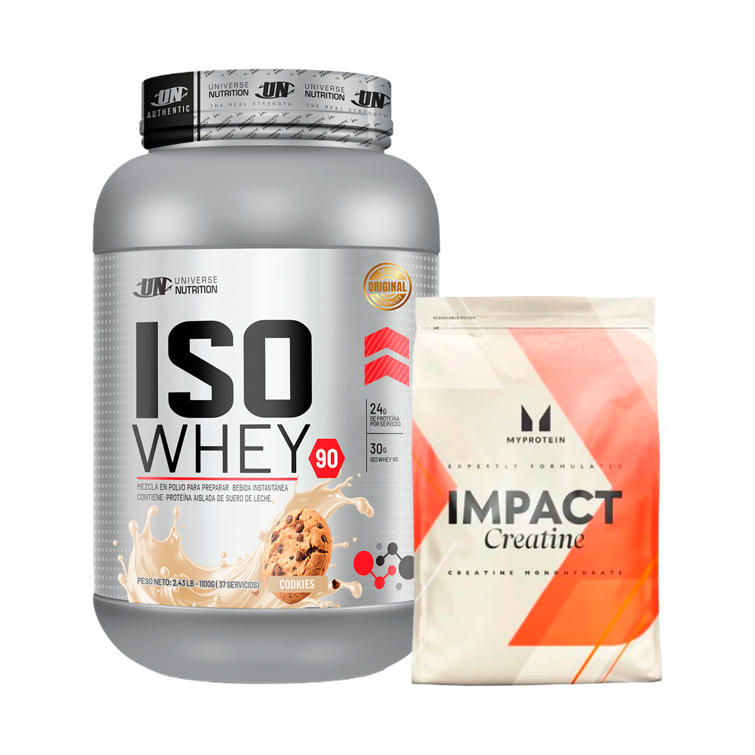 PACK Proteína Iso Whey UN + Creatina My Protein