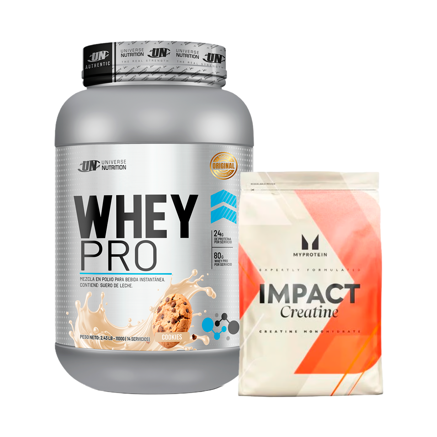 PACK Proteína Whey Pro UN + Creatina My Protein