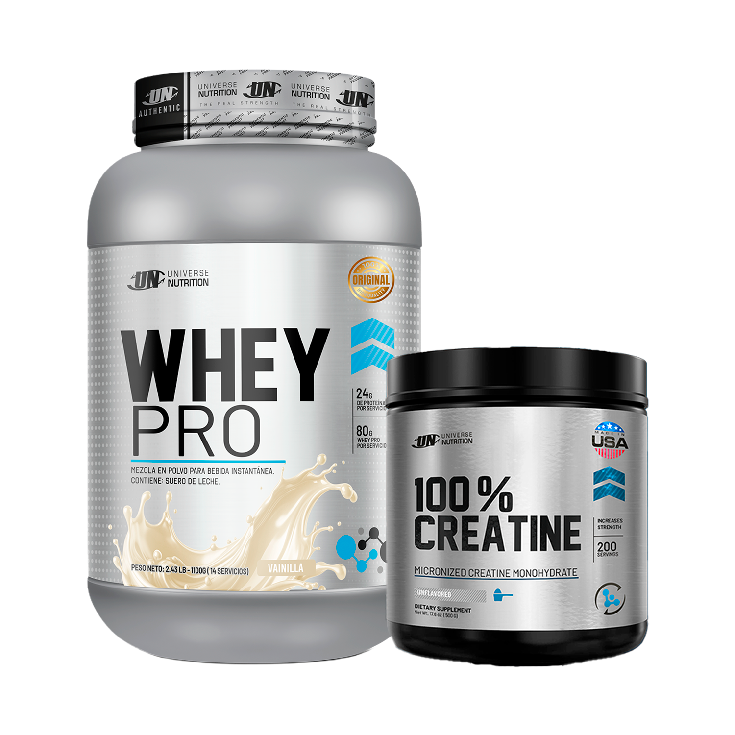 PACK Proteína Whey Pro UN + Creatina Universe