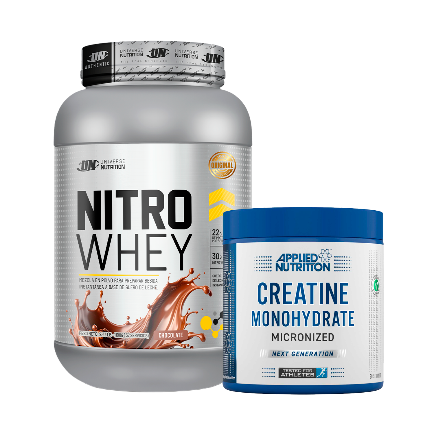PACK Proteína Nitro Whey UN + Creatina Applied Nutrition