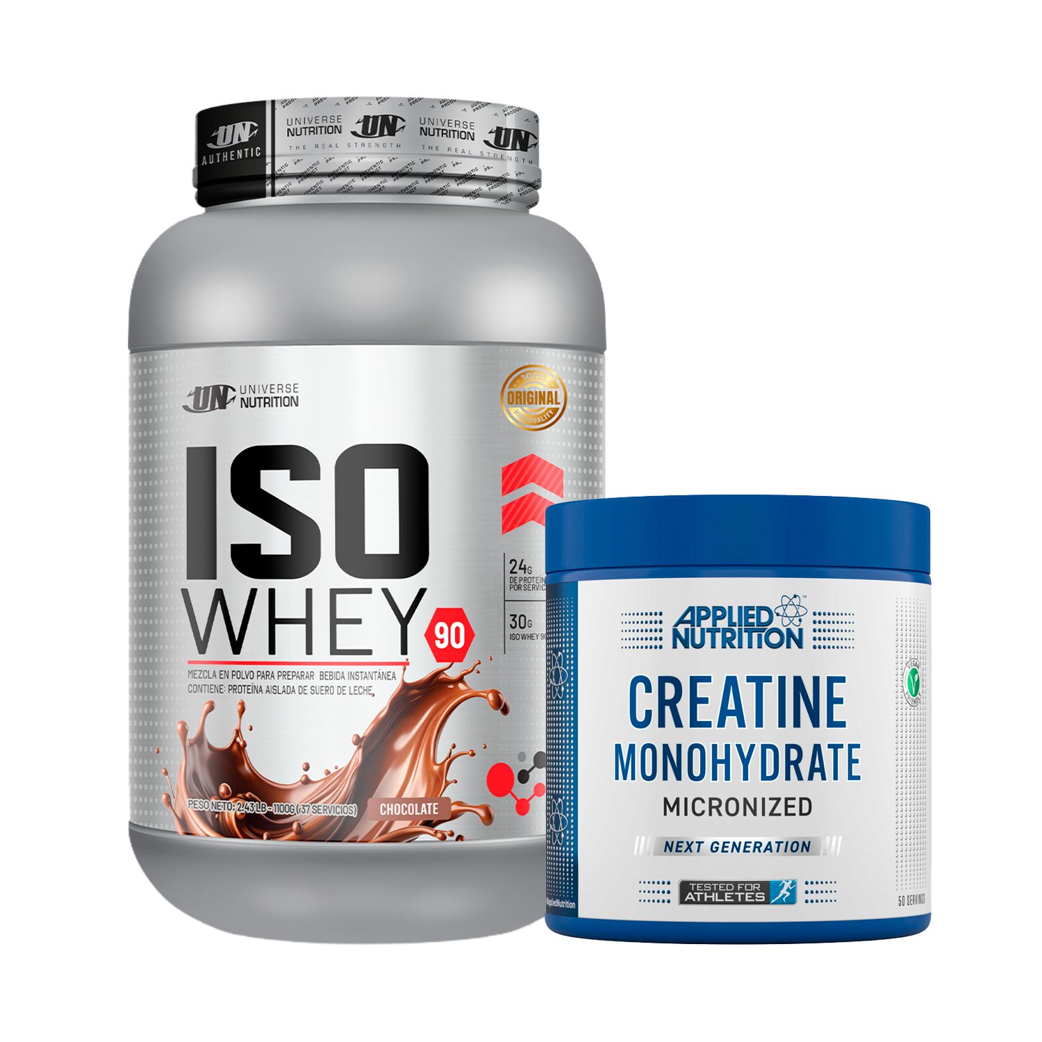 PACK Proteína Iso Whey UN + Creatina Applied Nutrition