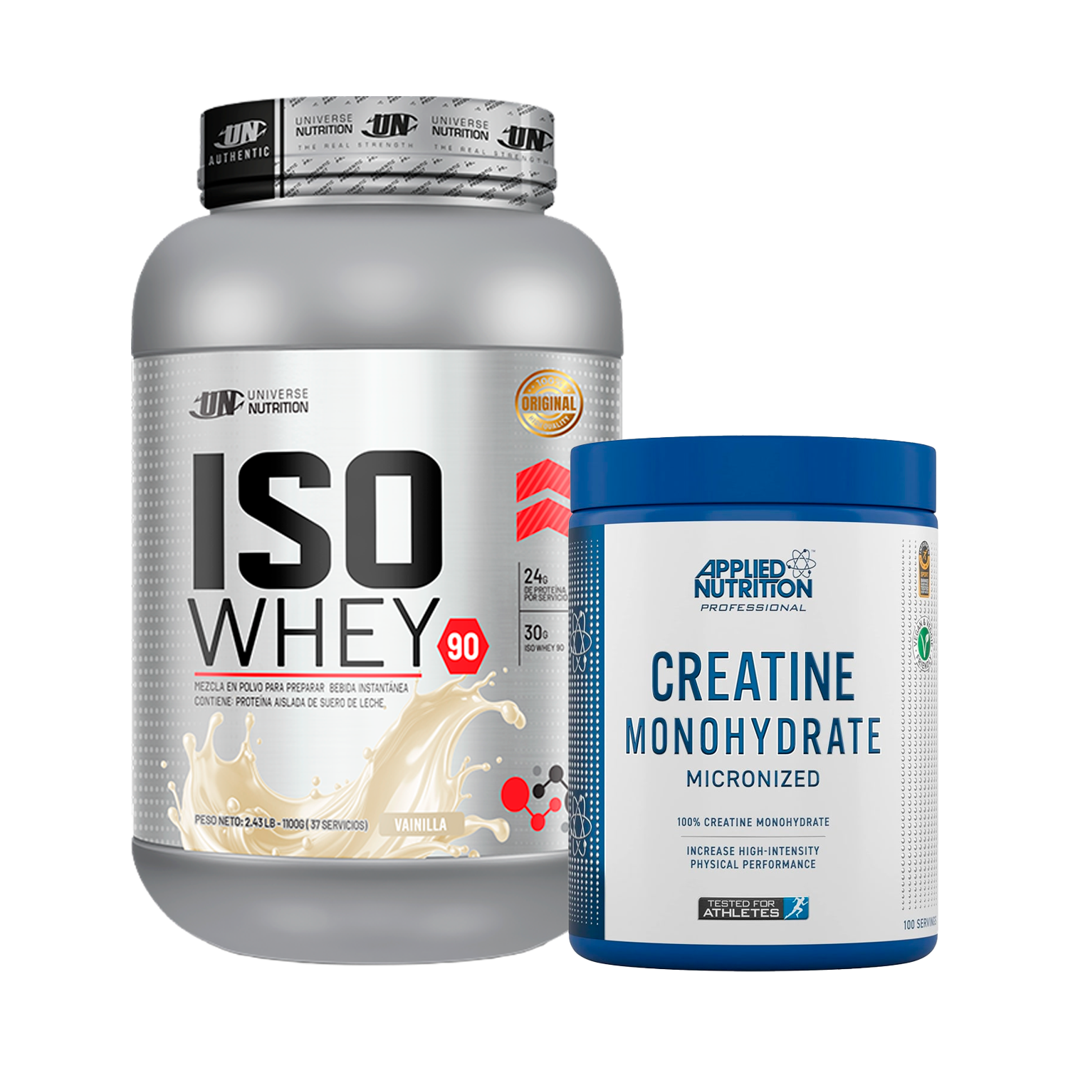 PACK Proteína Iso Whey UN + Creatina Applied Nutrition