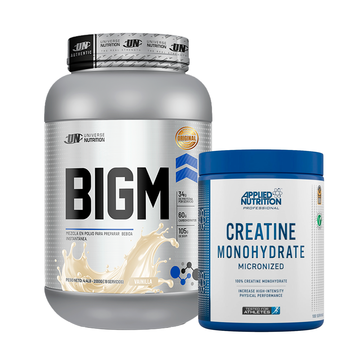 PACK Ganador de Masa BIGM UN + Creatina Applied Nutrition