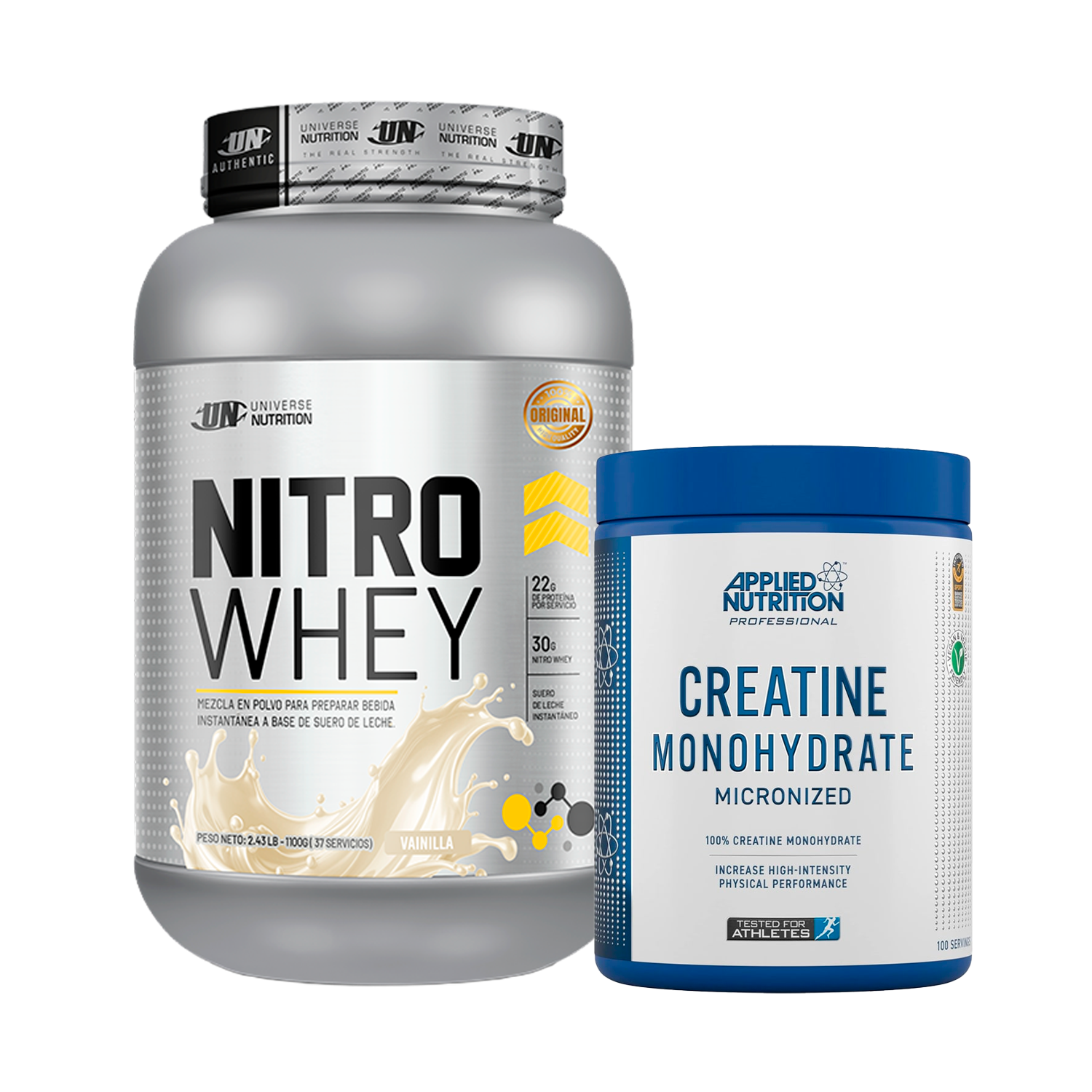 PACK Proteína Nitro Whey UN + Creatina Applied Nutrition