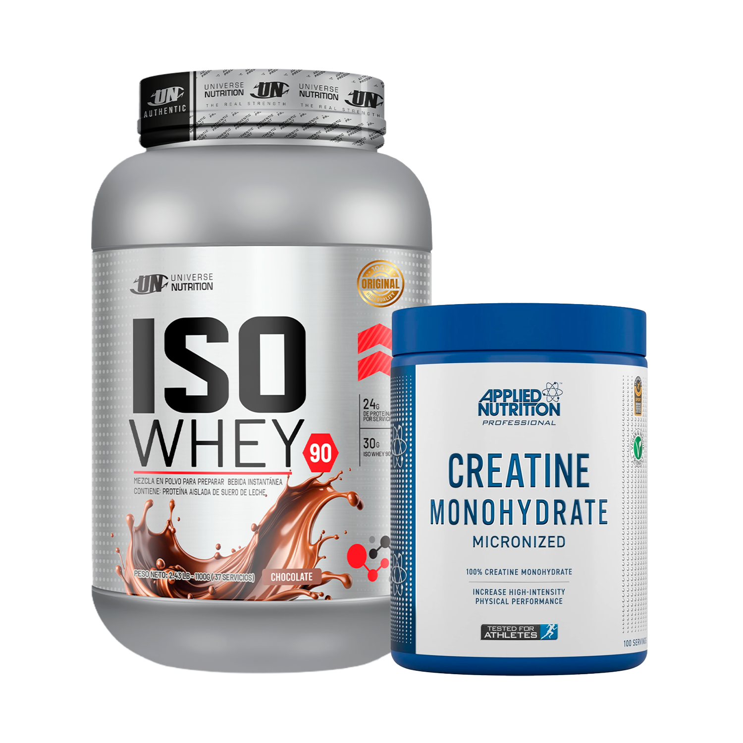 PACK Proteína Iso Whey UN + Creatina Applied Nutrition