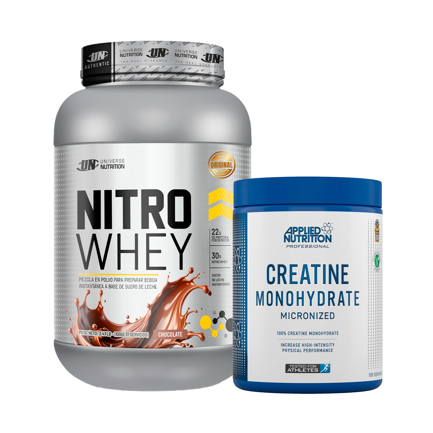 PACK Proteína Nitro Whey UN + Creatina Applied Nutrition
