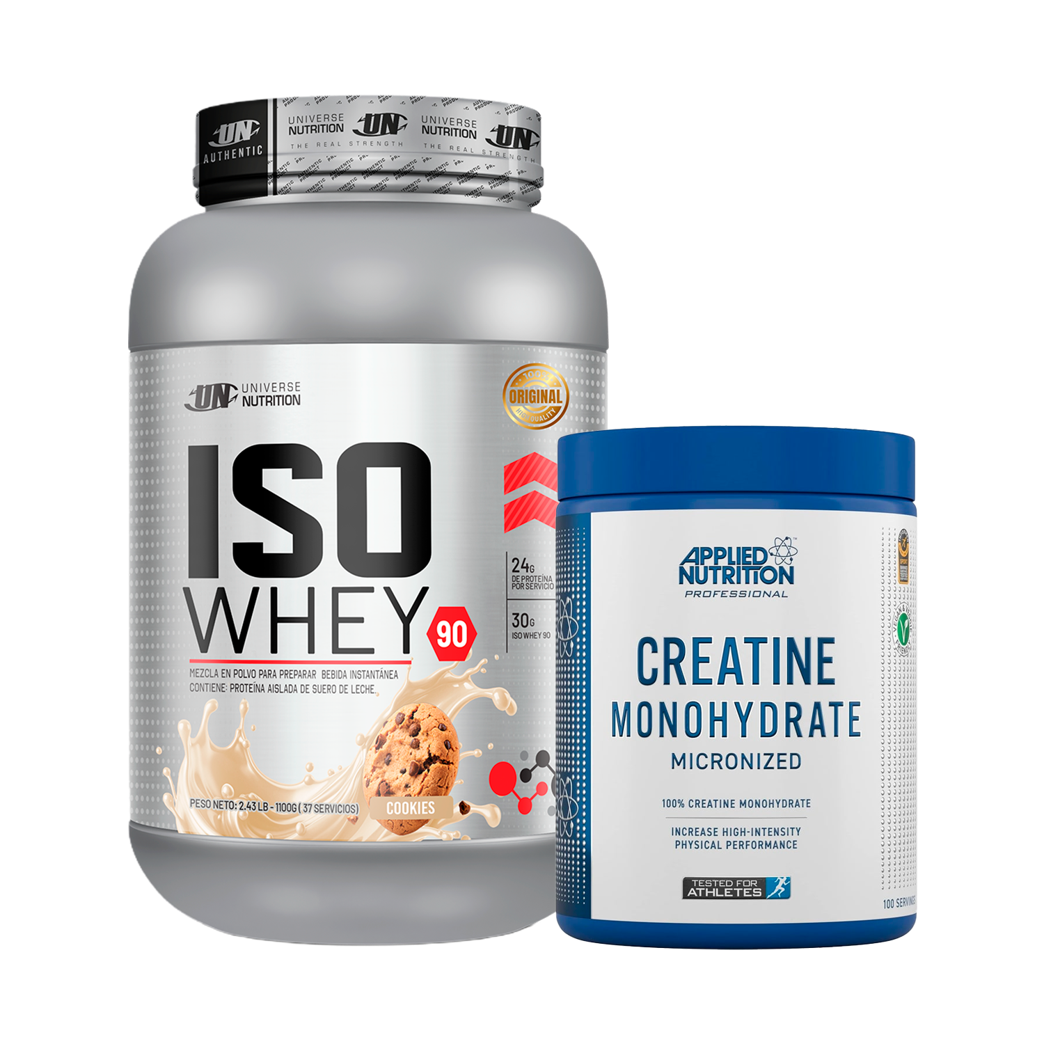 PACK Proteína Iso Whey UN + Creatina Applied Nutrition