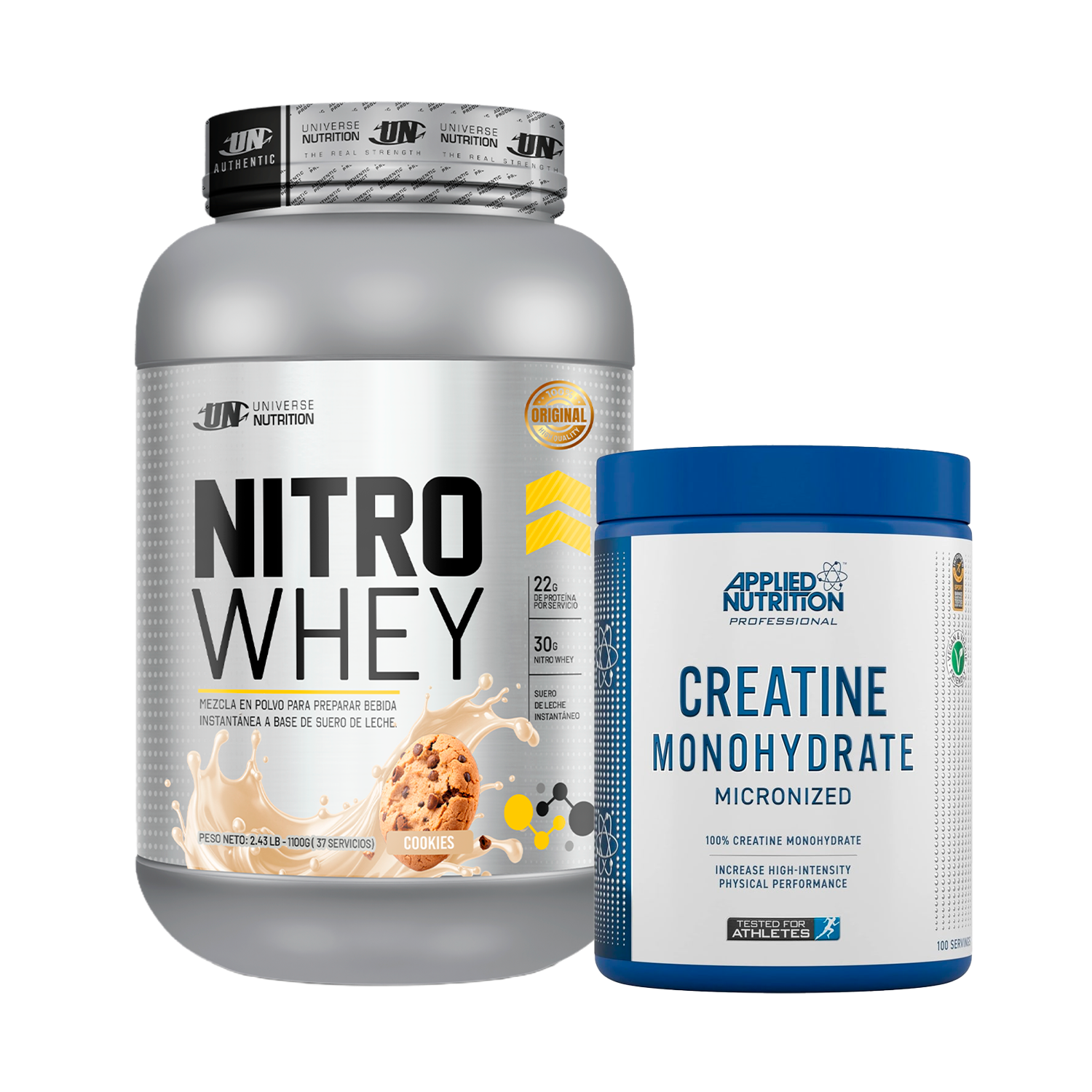 PACK Proteína Nitro Whey UN + Creatina Applied Nutrition