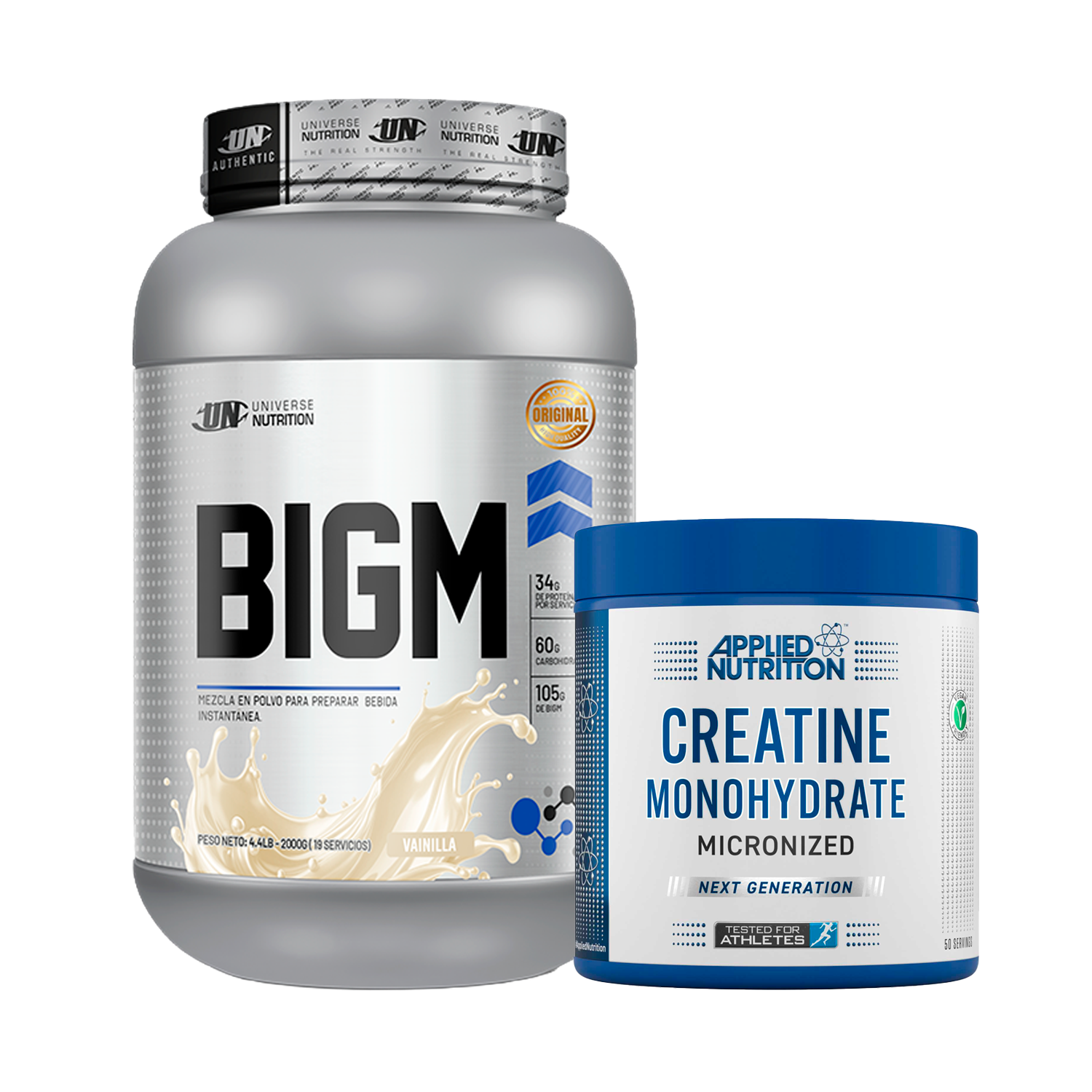 PACK Ganador de Masa BIGM UN + Creatina Applied Nutrition