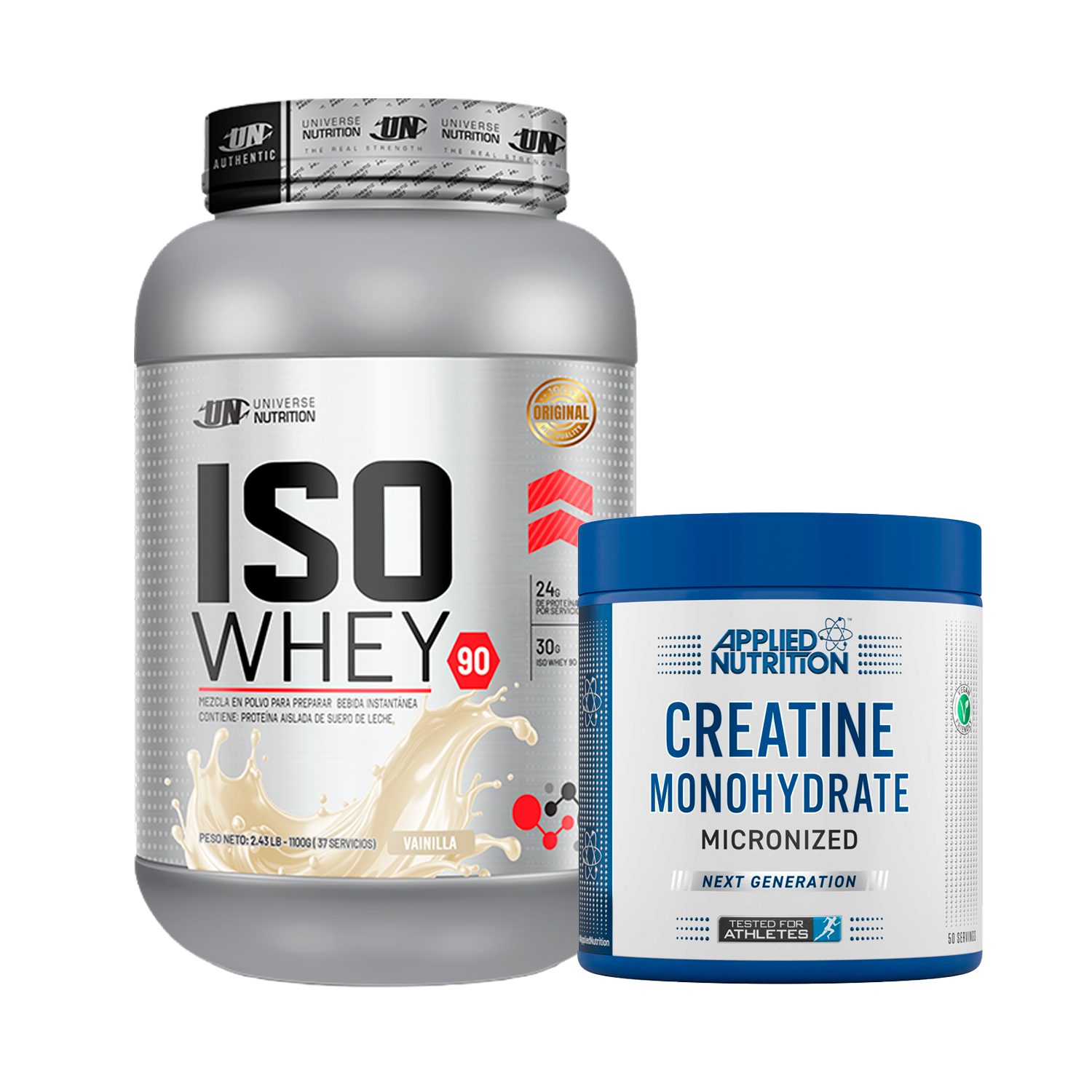 PACK Proteína Iso Whey UN + Creatina Applied Nutrition