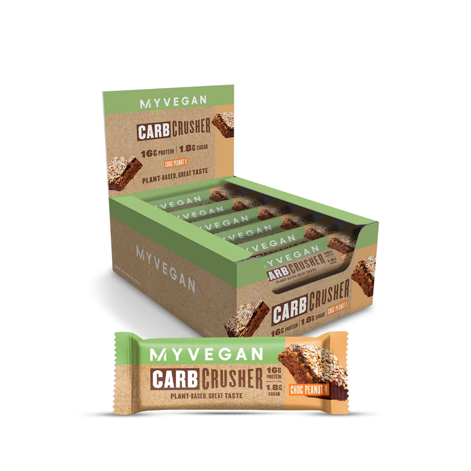 Snack Vegano Vegan Carb Crusher My Protein - 12UND