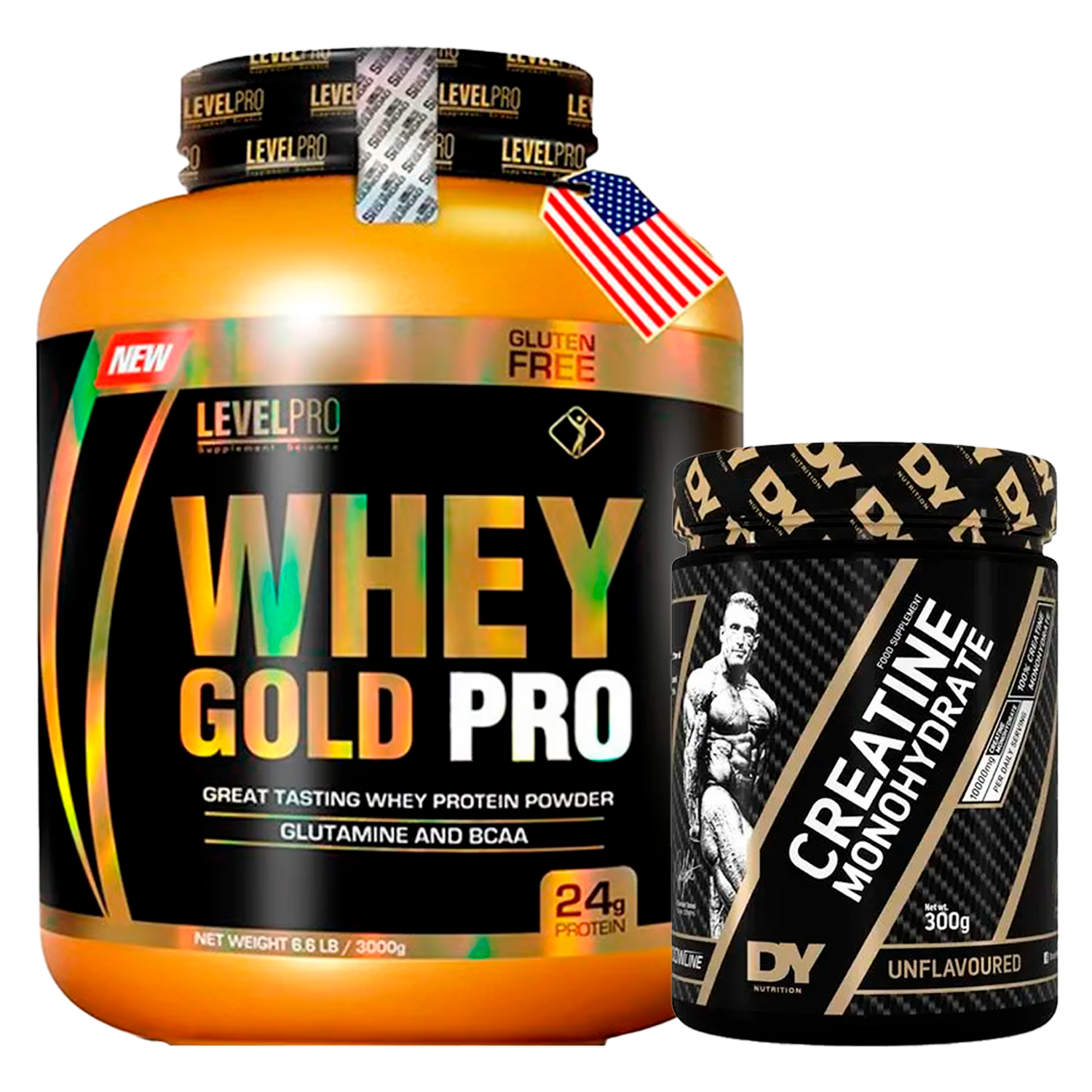 PACK Whey Gold Pro Level Pro + Creatina Dorian Yates